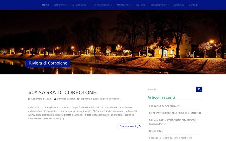 Screenshot of corbolone.it