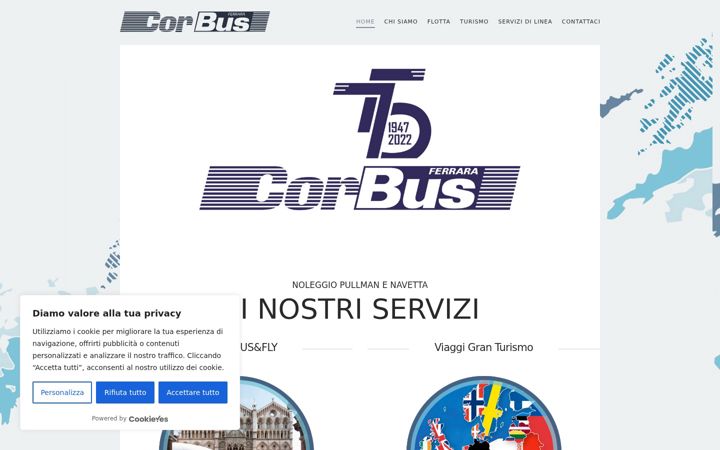 Screenshot of corbus.it