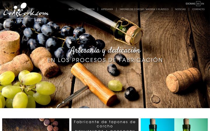 Screenshot of corchosdelcondado.com