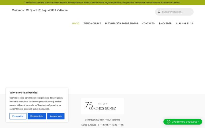 Screenshot of corchosgomez.com