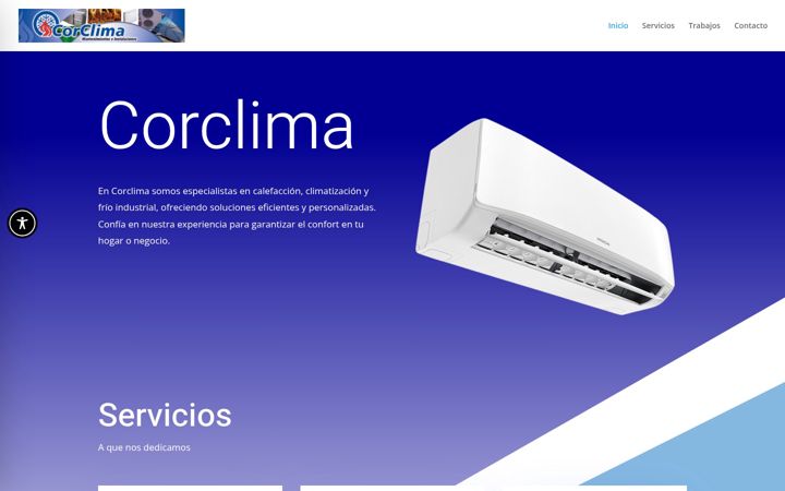 Screenshot of corclima.es