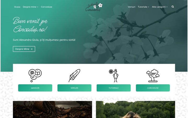 Screenshot of corcodus.ro