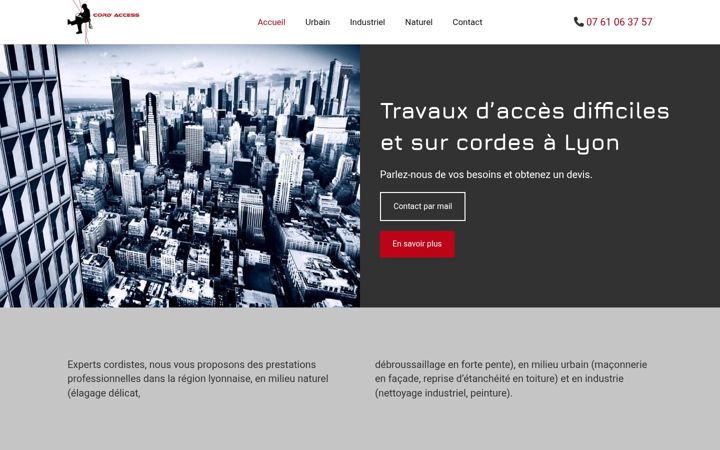 Screenshot of cordaccess.fr