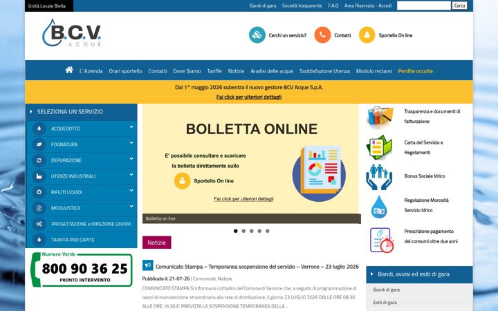 Screenshot of cordarbiella.it