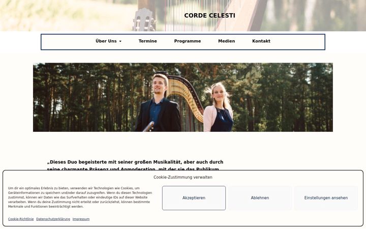 Screenshot of cordecelesti.de