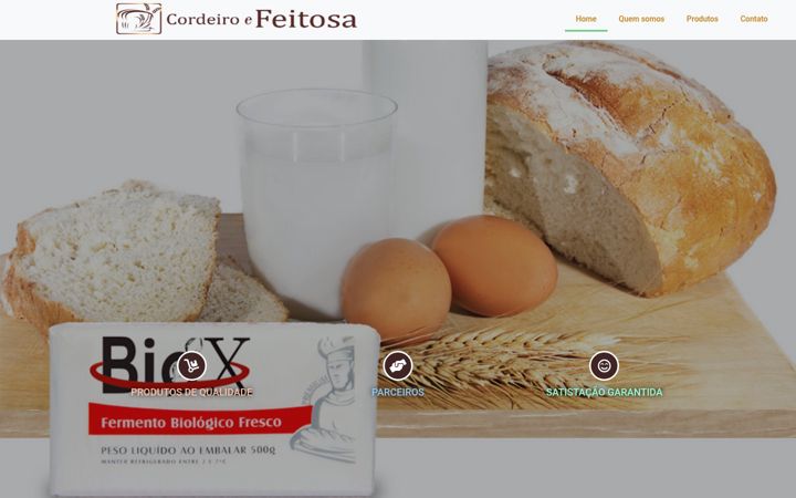 Screenshot of cordeiroefeitosa.com.br