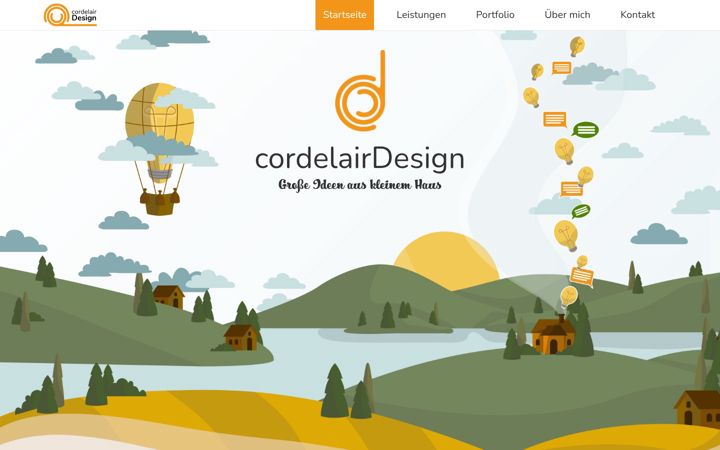 Screenshot of cordelairdesign.de