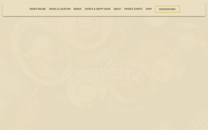 Screenshot of cordeliadc.com
