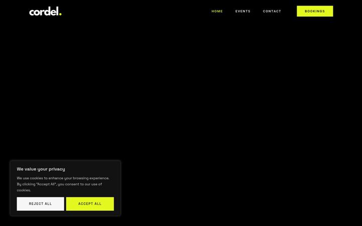Screenshot of cordelservices.com