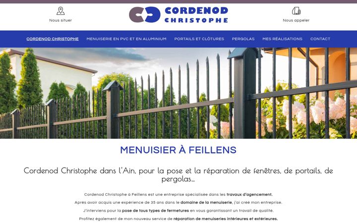 Captura de pantalla de cordenod-christophe.fr