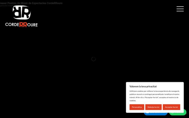 Screenshot of corderroure.net
