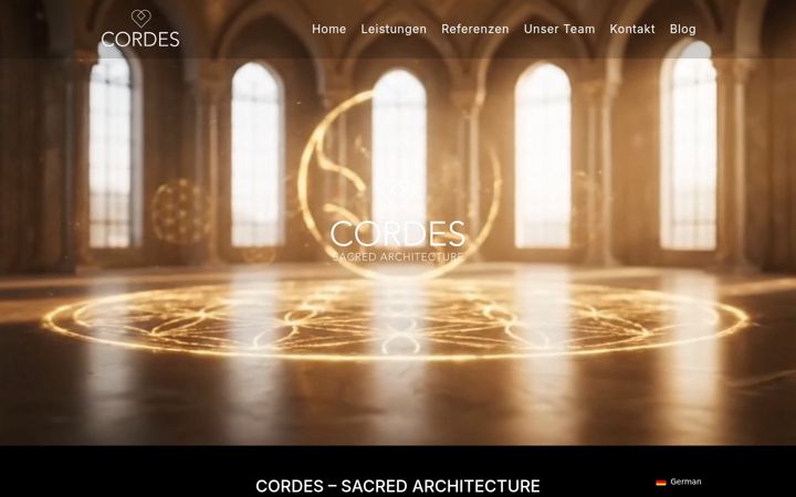 Screenshot of cordes-innenarchitektur.com