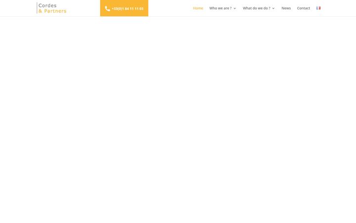 Screenshot of cordespartners.com