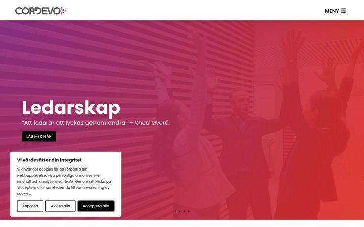Screenshot of cordevo.se