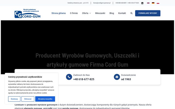 Snímek obrazovky cordgum.poznan.pl