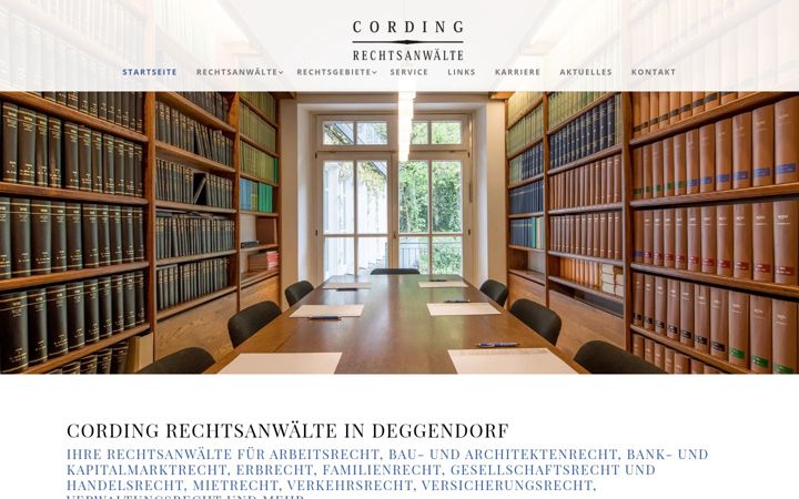 Screenshot of cording-rechtsanwaelte.de