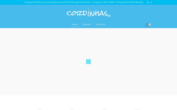 Screenshot of cordinhas.pt