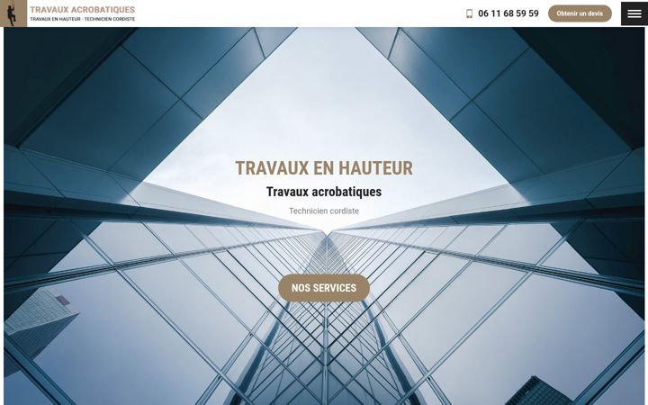 Captura de pantalla de cordiste-acro.fr
