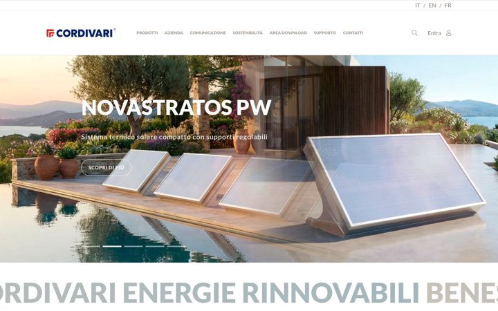 Screenshot of cordivari.it