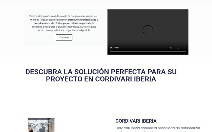 Screenshot of cordivariiberia.es