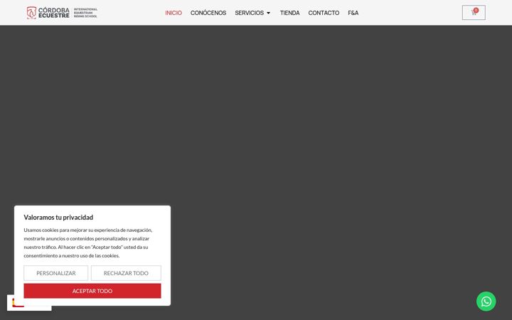 Screenshot of cordobaecuestre.com