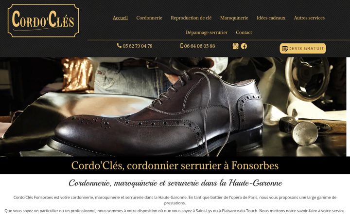 Captura de pantalla de cordocles-fonsorbes.fr