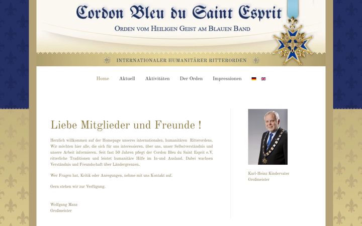 Screenshot of cordon-bleu-du-saint-esprit.eu