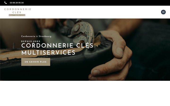 Captura de pantalla de cordonnerie-cles-multiservices.fr
