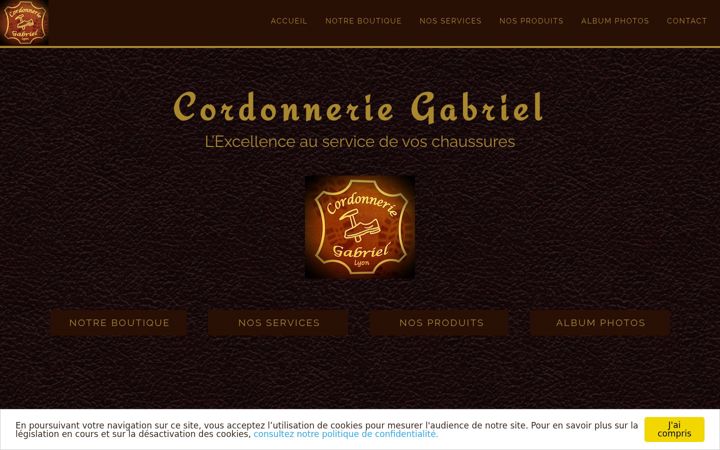 Captura de pantalla de cordonnerie-gabriel-lyon.fr