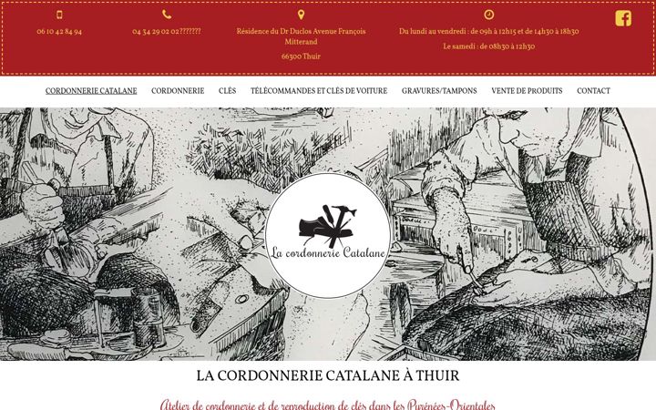 Screenshot of cordonneriecatalane.fr