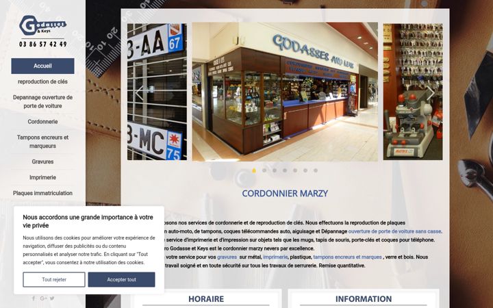 Capture d'écran de cordonnier-marzy.fr