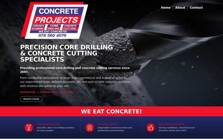 Екранна снимка на core-drilling.co.za