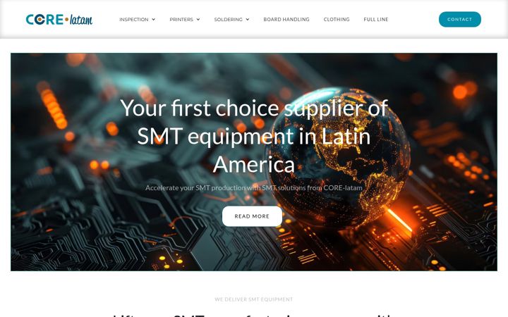 Screenshot di core-latam.com