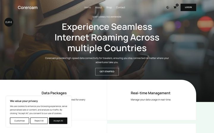 Screenshot of core-roam.com