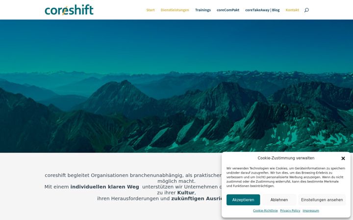 Screenshot of core-shift.com