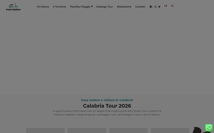 Screenshot of corecalabro.com