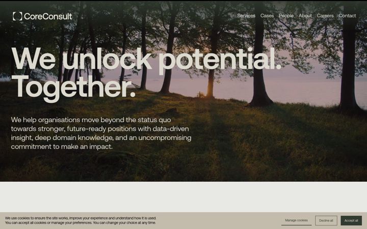 Screenshot of coreconsult.com