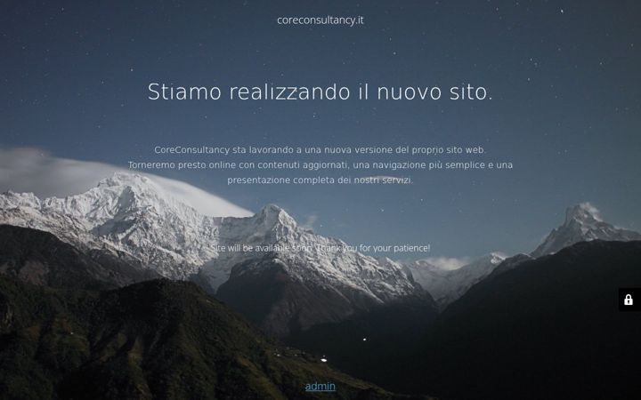 Screenshot of coreconsultancy.it
