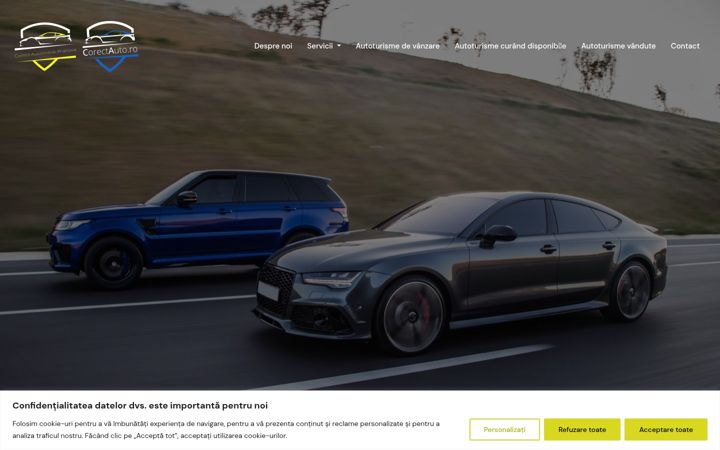 Screenshot of corectautomobileprahova.ro