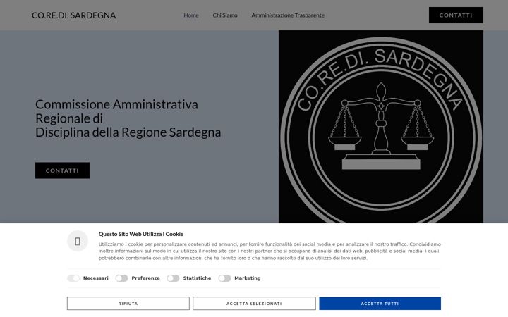 Screenshot of coredisardegna.it
