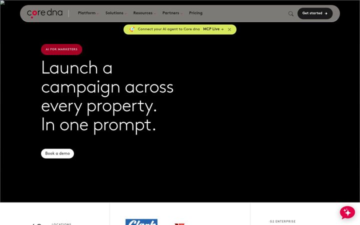 Screenshot of coredna.com