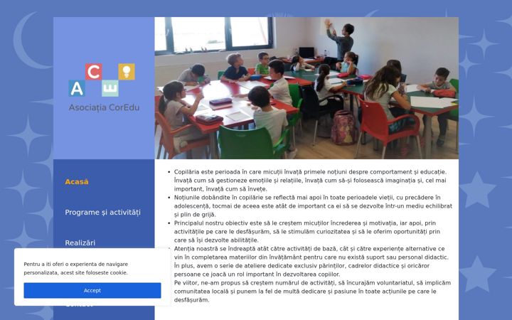 Screenshot of coredu.ro