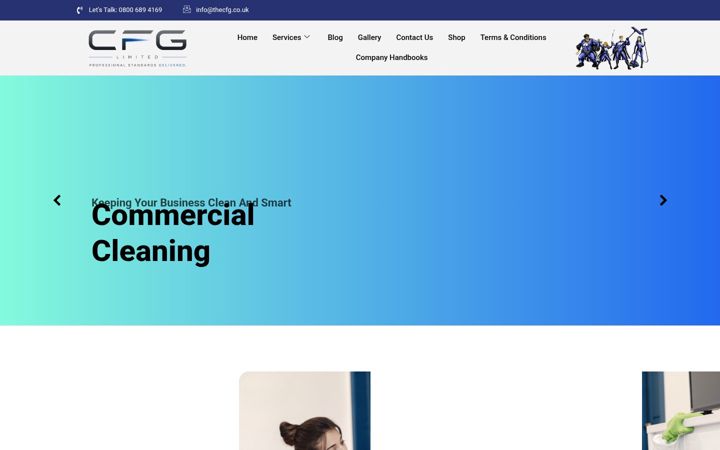 Screenshot of corefacilitiesgroup.co.uk