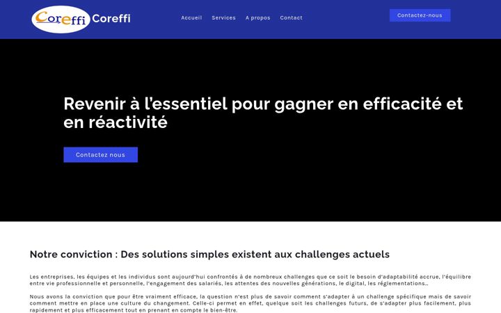 Screenshot of coreffi.com