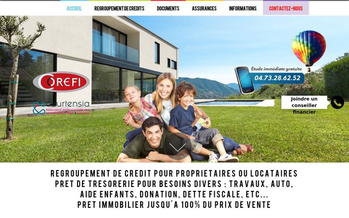 Screenshot of corefi-financement.fr
