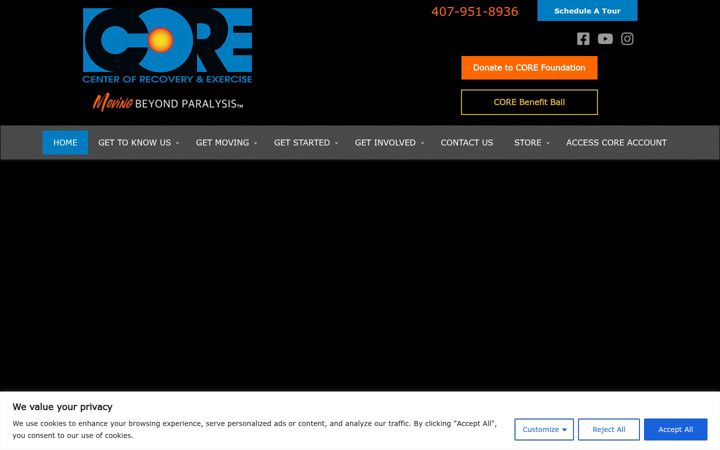 Screenshot of coreflorida.com