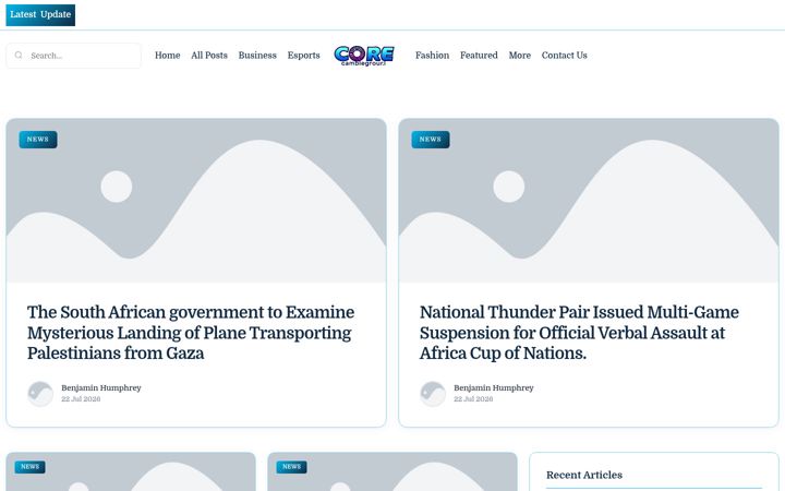 Screenshot του coregamblegroup.nl
