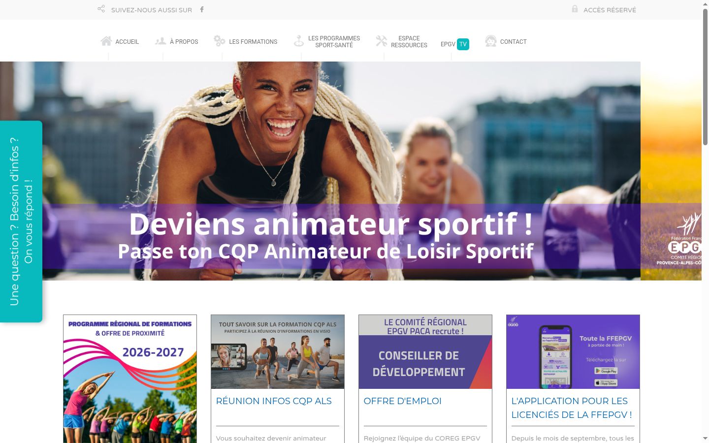 Capture d'écran de la bannière de consentement affichée avant toute interaction