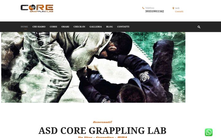 Screenshot of coregrapplinglab.it