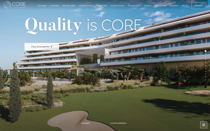 Screenshot of corehigueron.com